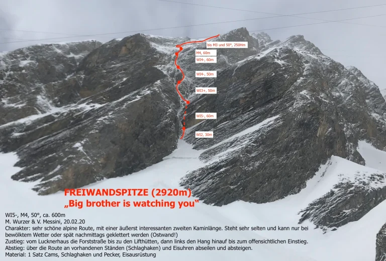 Big brother is watching you - Freiwandspitze