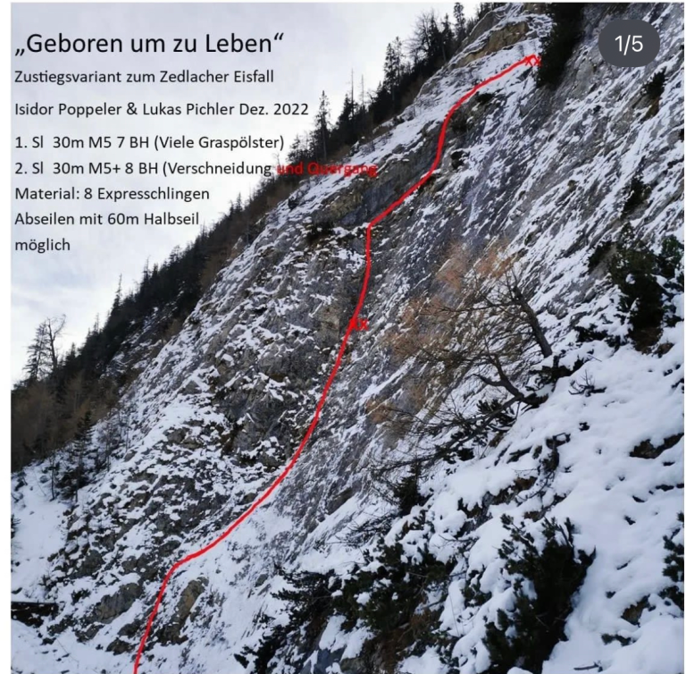 Zedlacher Eisfall - Geboren um zu Leben