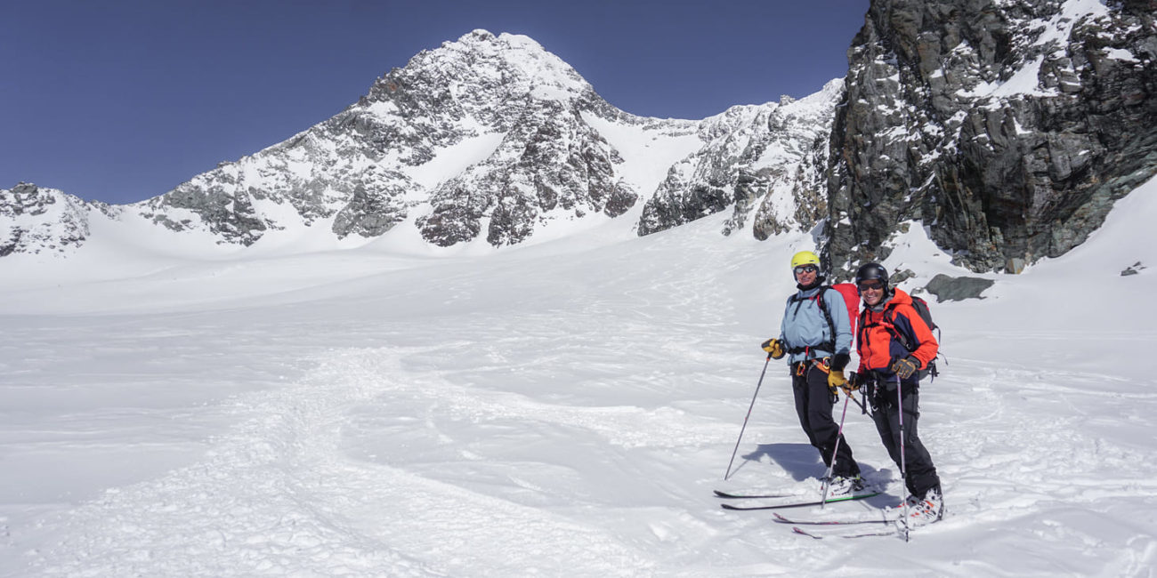 Wunderschöne Abfahrt an der Südseite des Großglockner.