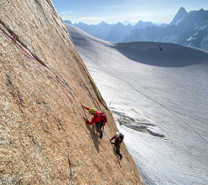 Dei "Rebuffat" an der Midi Südwand ist ein Klassiker des Gebietes!