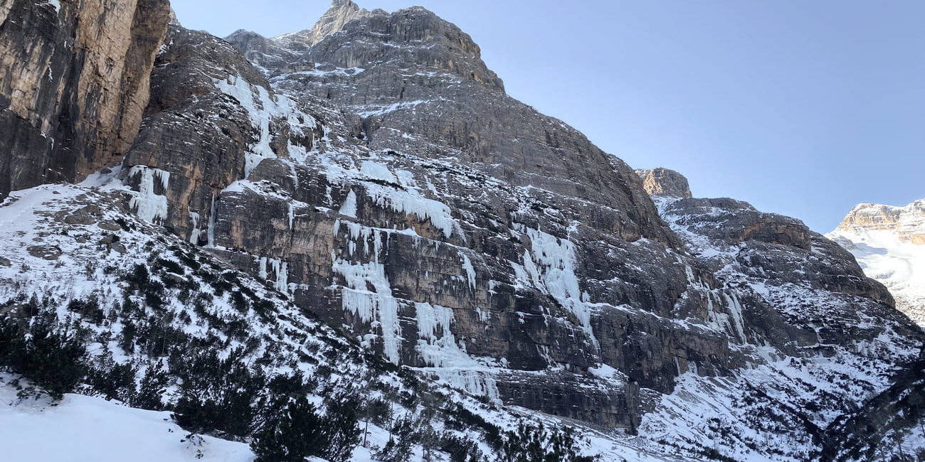 Das Travenanzestal ist ein Eiskletterparadies!