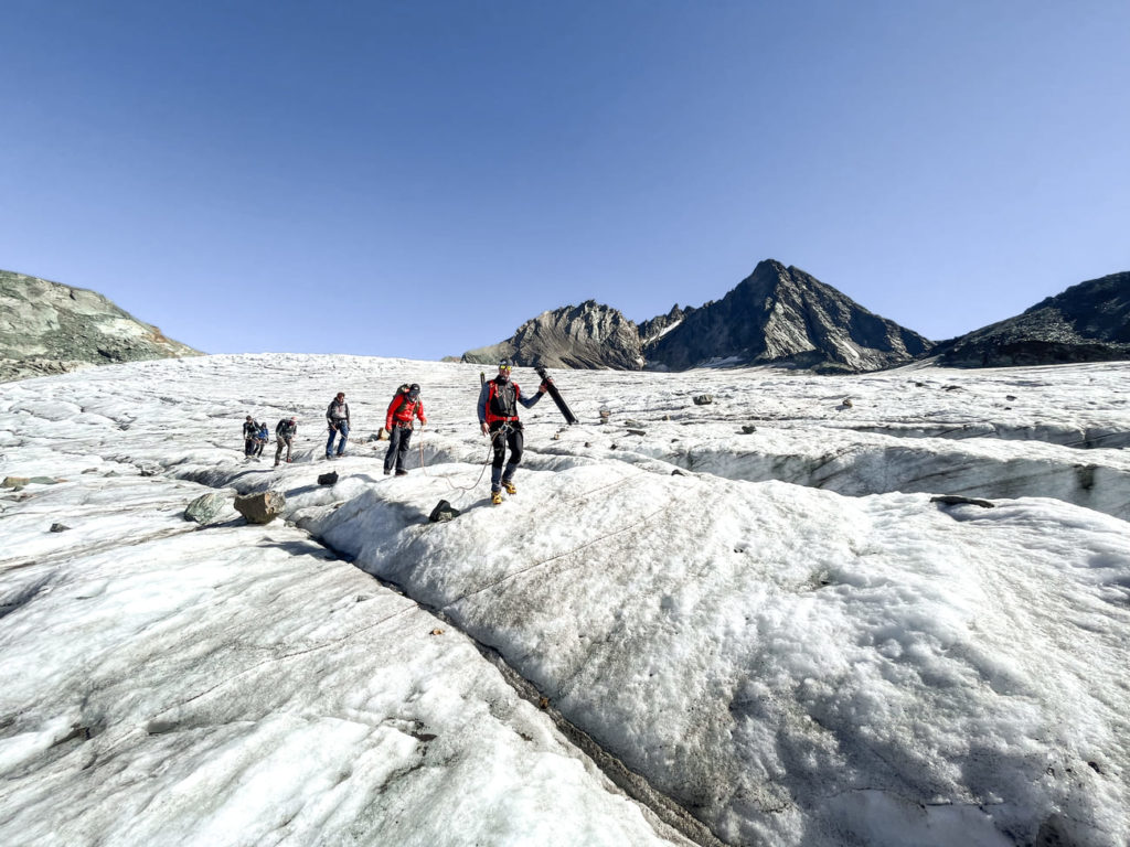 Gemütliche glaziologische Wanderung am Rande des Teischnitzkeeses.