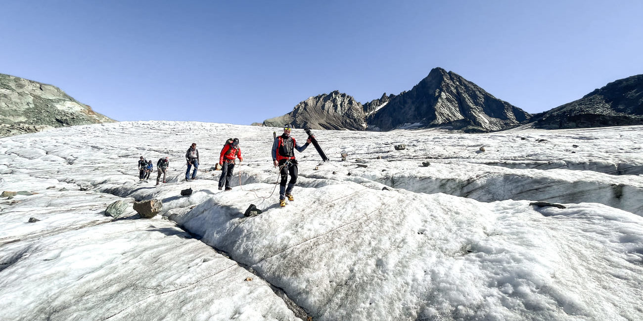 Gemütliche glaziologische Wanderung am Rande des Teischnitzkeeses.