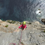 Griffiger Kalk an der Pedra Long.