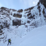 Der Hexenkessel ein Paradies für Eiskletterer.