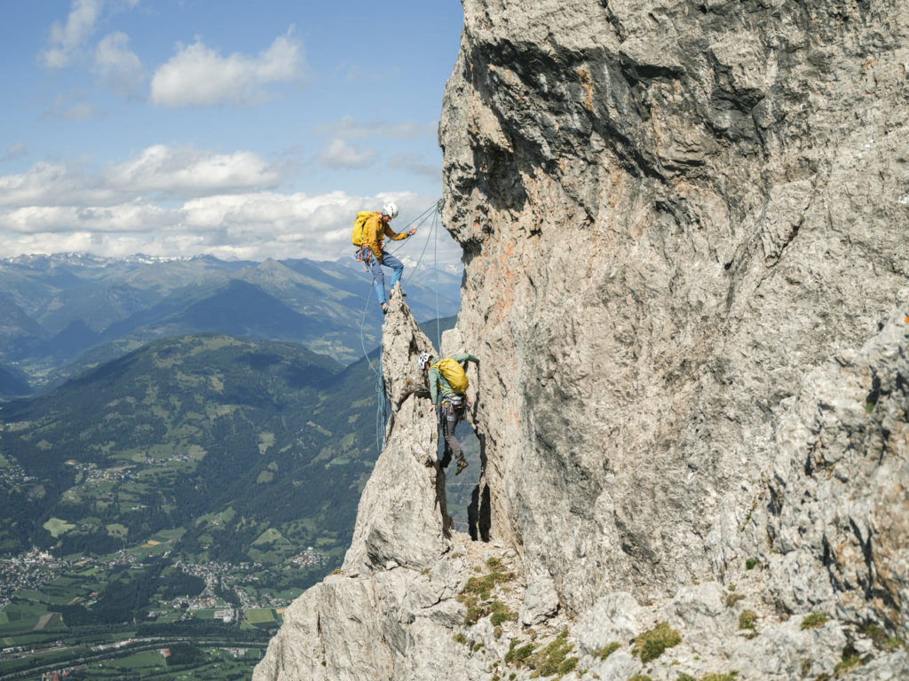 Kletterkurs in atemberaubenden Ambiente.