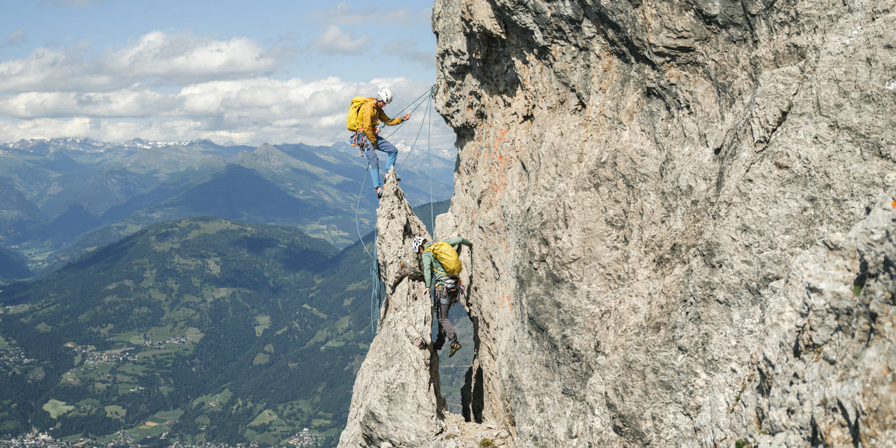 Kletterkurs in atemberaubenden Ambiente.