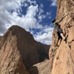 Nur schöne Seillängen am Touijad!