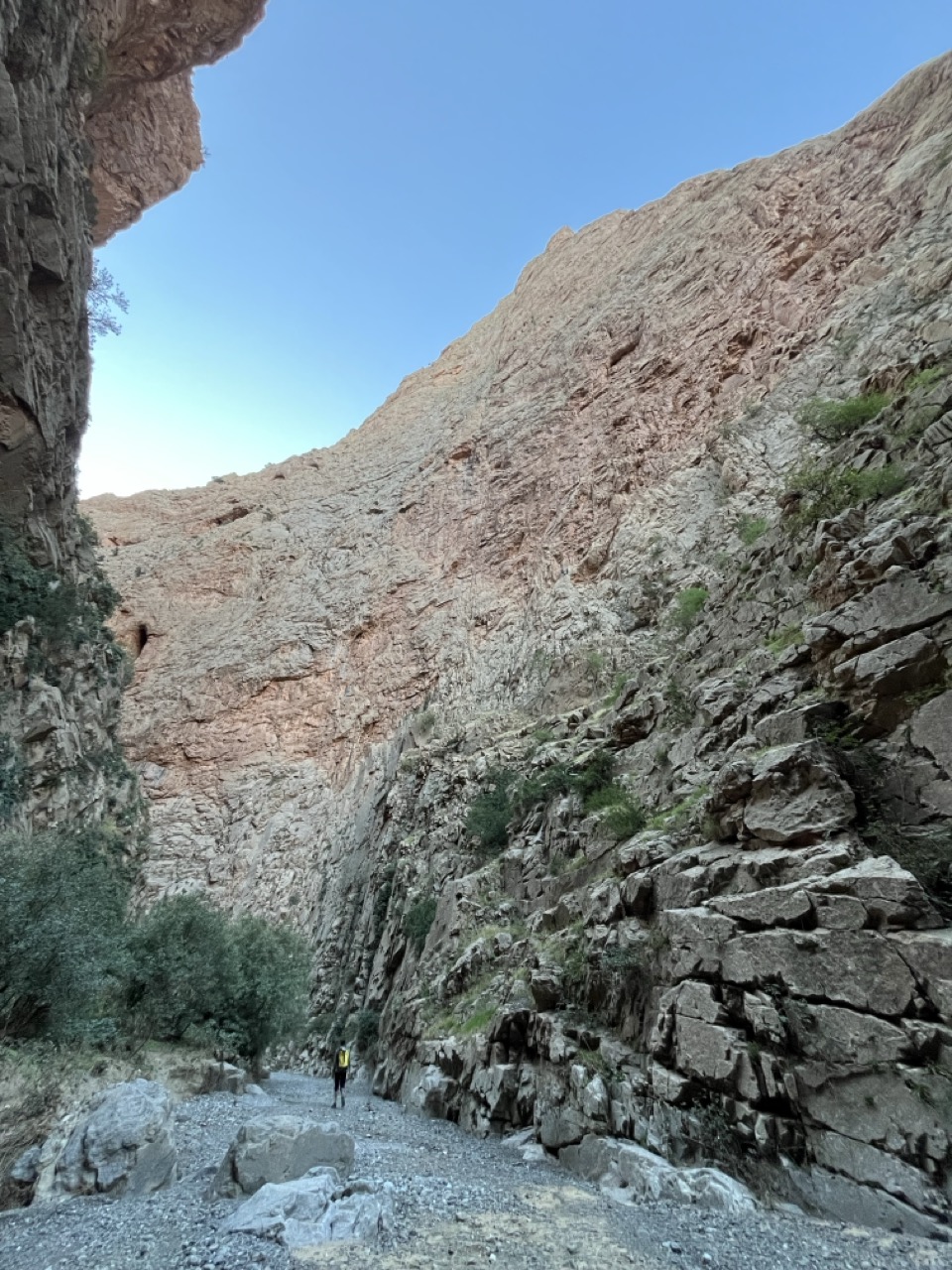 Die über 600m hohe Nordwand des Ouijad!